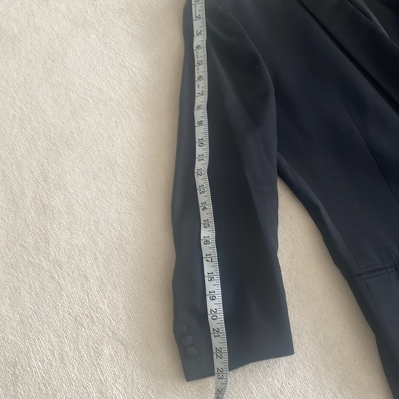 LUBIAM BLACK TUXEDO jacket no size label refer to photos - Picture 8 of 10